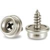 20PCS 3/8-Inch Stud Snap with Stainless Steel Screw,Furniture Canvas Fabric Fastener Screw Snaps (3/8 Inch) view 1