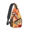 WSOIHFEC Sling Bag for Women Men Chest Bag Lobster and Crab Crossbody Bag Small Sling Backpack Fanny Packs Hiking Daypack view 1