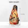 WSOIHFEC Sling Bag for Women Men Chest Bag Lobster and Crab Crossbody Bag Small Sling Backpack Fanny Packs Hiking Daypack view 2