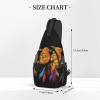 WSOIHFEC Sling Bag for Women Men Chest Bag Brightly colored birds Crossbody Bag Small Sling Backpack Fanny Packs Hiking Daypack view 2