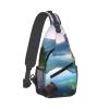 WSOIHFEC Sling Bag for Women Men Chest Bag Peaceful Lake Crossbody Bag Small Sling Backpack Fanny Packs Hiking Daypack view 1