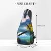 WSOIHFEC Sling Bag for Women Men Chest Bag Peaceful Lake Crossbody Bag Small Sling Backpack Fanny Packs Hiking Daypack view 2