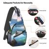 WSOIHFEC Sling Bag for Women Men Chest Bag Peaceful Lake Crossbody Bag Small Sling Backpack Fanny Packs Hiking Daypack view 3