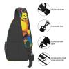 VTCTOASY Sling Bag Crossbody Sling Backpack for Men Women Dancing thanksgiving bear Cross Chest Bag Travel Hiking Daypack view 4
