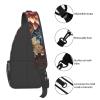 WSOIHFEC Sling Bag for Women Men Chest Bag Bouquet of flowers Crossbody Bag Small Sling Backpack Fanny Packs Hiking Daypack view 4