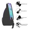 WSOIHFEC Sling Bag for Women Men Chest Bag Mermaid Scale Crossbody Bag Small Sling Backpack Fanny Packs Hiking Daypack view 4