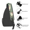 VTCTOASY Sling Bag Crossbody Sling Backpack for Men Women Alpaca Cross Chest Bag Travel Hiking Daypack view 4