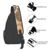 WSOIHFEC Sling Bag for Women Men Chest Bag Leopard Love Crossbody Bag Small Sling Backpack Fanny Packs Hiking Daypack view 4