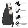 WSOIHFEC Sling Bag for Women Men Chest Bag Black Stork Crossbody Bag Small Sling Backpack Fanny Packs Hiking Daypack view 4