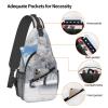 WSOIHFEC Sling Bag for Women Men Chest Bag White Snow Tree Crossbody Bag Small Sling Backpack Fanny Packs Hiking Daypack view 3