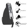 WSOIHFEC Sling Bag for Women Men Chest Bag White Snow Tree Crossbody Bag Small Sling Backpack Fanny Packs Hiking Daypack view 4