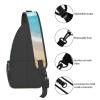 WSOIHFEC Sling Bag for Women Men Chest Bag Ocean Sea Beach Palm Leaves Crossbody Bag Small Sling Backpack Fanny Packs Hiking Daypack view 4