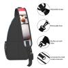 WSOIHFEC Sling Bag for Women Men Chest Bag Christmas Penguin Crossbody Bag Small Sling Backpack Fanny Packs Hiking Daypack view 4