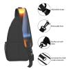 WSOIHFEC Sling Bag for Women Men Chest Bag Waterfall at Sunset Crossbody Bag Small Sling Backpack Fanny Packs Hiking Daypack view 4