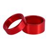 Sunicon Headset Spacer, 4 Colors 4Pcs Set 5mm 10mm 15mm 20mm Aluminum Alloy Headset Spacer Bike Front Stem Fork Washer (Red) view 2