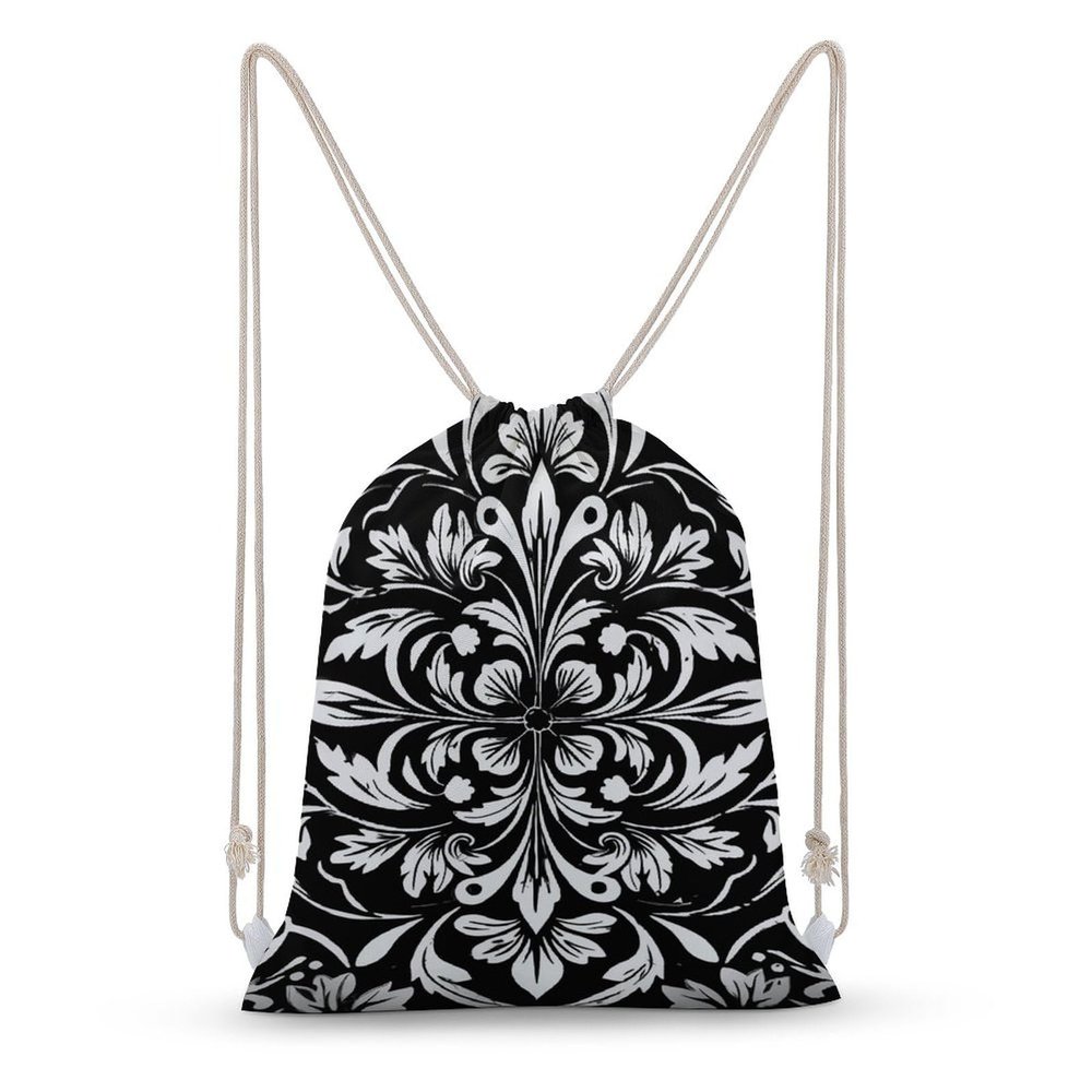 DJUETRUI Drawstring Bags Drawstring Backpack Decorative Elements Sports Gym Bag for Women Men Sports Sackpack