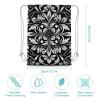 DJUETRUI Drawstring Bags Drawstring Backpack Decorative Elements Sports Gym Bag for Women Men Sports Sackpack view 2