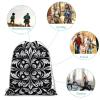 DJUETRUI Drawstring Bags Drawstring Backpack Decorative Elements Sports Gym Bag for Women Men Sports Sackpack view 3
