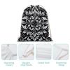 DJUETRUI Drawstring Bags Drawstring Backpack Decorative Elements Sports Gym Bag for Women Men Sports Sackpack view 4