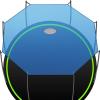 BIWKONI 12/14/16Ft Trampoline Shade Cover, Sunscreen Rainproof Anti-UV Trampolines Sunshade Canopy Accessories for Backyard Playground,14FT view 3