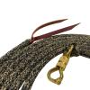 Parelli 22 Foot Line Ground Training Rope - Strong Everyday Use All-Purpose Large Horse Lead Rope with Loop & Latigo Popper | 9/16" Diameter Smooth Yachting Braid, Vaquero view 2