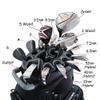 ASK ECHO T-Lock Golf Cart Bag with 14 Way Organizer Divider Top, Premium Cart Bag with Handles and Rain Cover, for Men (Black) view 3