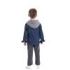 Betadog Girls Jean Jacket Kids Denim Jacket, Flower Girls Gift for Wedding Cowboy Overcoat Hoodie (Black, 6-7 Years) view 4