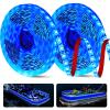 JUIOHAKY 66ft Pontoon Boat Lights Marine LED Strip Lights 12V Waterproof, Interior Light Deck Light for Kayak, Jon Boat, Bass Boats, Fishing Boats (Blue) view 1