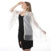 Hotshawl Womens Silk shawl Solid Color Beaded Scarf Shawls and Wraps for Evening Dress Bridesmaid Scarves (Pale Champagne) view 3