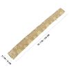 Toddmomy Martial Arts Sword Case, 53 Inch Silk Brocade Carrying Bag with Tassel for Tai Chi Broadsword & Cosplay Gear, Floral Gold view 4