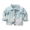 Betadog Girls' Denim Jacket Girls' Pearls Denim Jacket Outerwear Boys' Denim Trucker Jacket Toddler (Green, 4-5 Years) view 1
