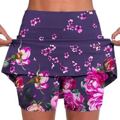 Womens Skorts Dressy Casual Summer Shorts Plus Size Athletic Skorts for Women Running Tennis Workout Outfits Tennis Shorts for Women Multicolor 2X