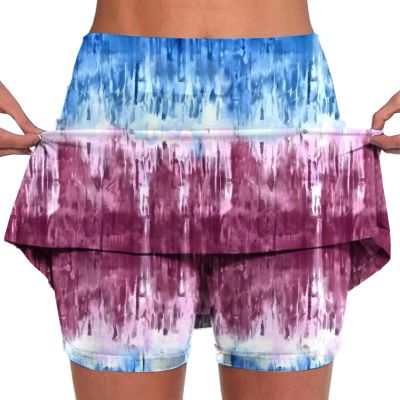 Day Sale Prime Womens Skorts Dressy Casual Summer Shorts Plus Size Athletic Skorts for Women Running Tennis Workout Outfits Golf Outfits for Women Multicolor 2X