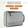 Eagle Creek Pack-It Reveal Compression Cube - Lightweight Compression Cube for Optimizing Luggage Space - Convenient Top Handle - Easy-Grab Zipper - Washable - Medium - Storm Grey view 2