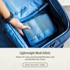 Eagle Creek Pack-It Reveal Cube - Lightweight Packing Cubes for Optimizing Luggage Space - Easy to Carry - Translucent Fabric - Water-Resistant - Easy Grab Zipper - Medium - Blue Dawn view 3