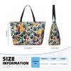 DRTGEDS Kids Hand Print Beach Pool Bags Tote for Women Ladies Large Gym Tote Carry On Bag for Weekender Travel view 4