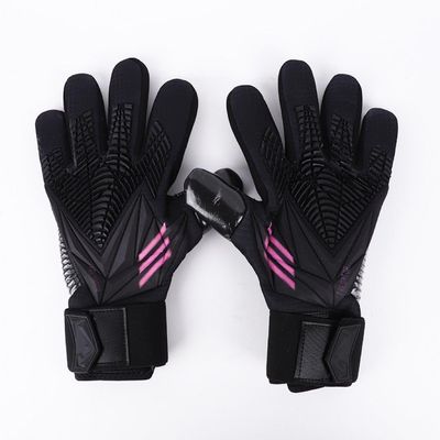 PLbSe Histarstore5 Soccer Goalkeeper Gloves Goalie Training Gloves Strong Grip Anti-Slip and Breathable for Adults and Children (Black,8)