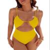 Blooming Jelly Womens One Piece Swimsuit Tummy Control Bathing Suit 2026 Sexy Slimming Flattering Cute Cheeky High Cut Out Ladies Swimwear (XX-Large, Yellow) view 1