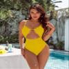 Blooming Jelly Womens One Piece Swimsuit Tummy Control Bathing Suit 2026 Sexy Slimming Flattering Cute Cheeky High Cut Out Ladies Swimwear (XX-Large, Yellow) view 2