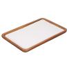 uxcell Wood Jewelry Display Tray, 11.8 Inch Small Jewelry Tray, Drawer Dresser or Nightstand Organizer for Glasses Wallet Keys Watch Bracelets White view 1