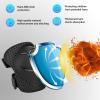 Kids Protective Gear Set - Knee Pads Elbow Pads with Wrist Guards for Ages 3-12 | 3-in-1 Safety Protective Gear for Skating, Cycling, Biking, Roller Skates, Scooters (Black, M(8-12Years)) view 3
