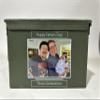 NineFit Basics Customized US Military Surplus M2A1 (AKA 50 Cal) Ammo Can - UV Printed Personalized Design, Green view 1