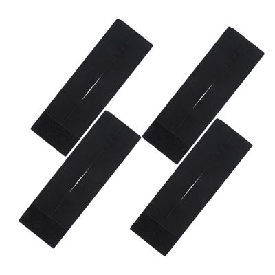 4pcs Baseball Glove Strap Grip Tape Catchers Mitt Baseball Glove Conditioner Band Batting s Clip Safety s Adult Kit Polyester Black