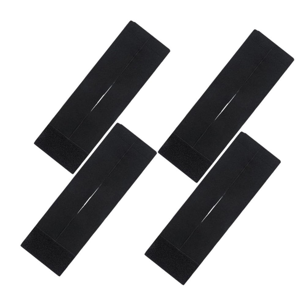 4pcs Baseball Glove Strap Grip Tape Catchers Mitt Baseball Glove Conditioner Band Batting s Clip Safety s Adult Kit Polyester Black
