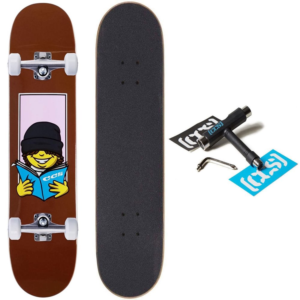 [CCS] Catalog Kid Skateboard Complete - Brown - 7.50"