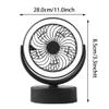 KACEPAR Portable Fan with Hook, Outdoor Led Camping Fan Light, 180?Rotation, Camping Fan with LED Light view 2