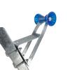 Sturdy Built Boat Trailer Winch Seat with Blue PVC Roller and Bells for 2 inch and 3 inch Winch Posts, 27002 view 2