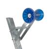 Sturdy Built Boat Trailer Winch Seat with Blue PVC Roller and Bells for 2 inch and 3 inch Winch Posts, 27002 view 4
