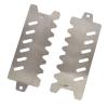 2 In 1 Portable Stainless Stove Rack Windscreen Ultralight Stove Windshield Hiking Camping Backpacking Cookware Stove Windscreen Bracket Stove Rack Stove Windshield view 4