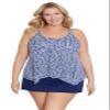 Shapesolver Women's Handkerchief Hem Tankini Top, Shifting Shapes, 8 view 1